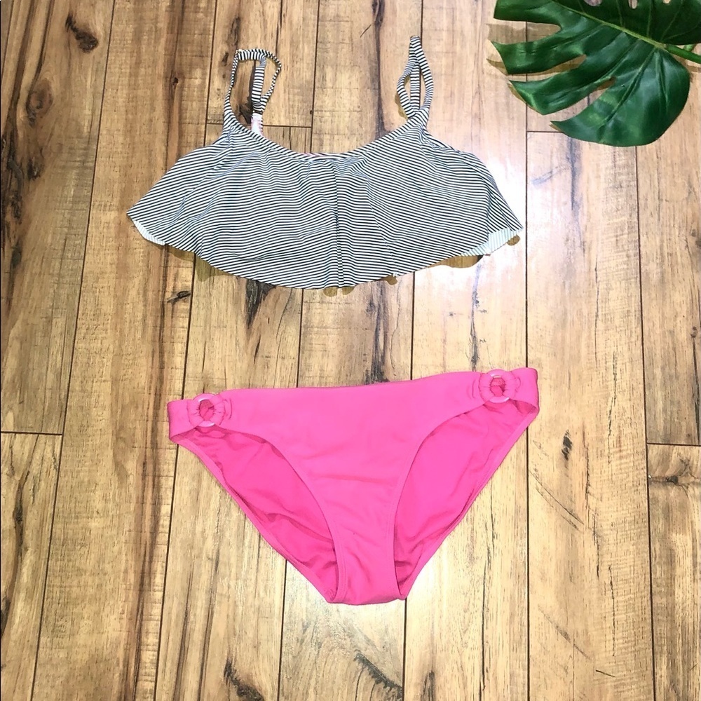 Tinibikinis Bikinis Blue, Stripes and Pink XL - Picture 9 of 14